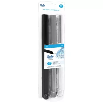 3D rašiklis 3DOODLER Create iPRO su 250 dalių pilkų tonų rinkiniu (3 mm kaitinamasis siūlas)