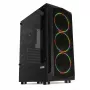 Korpusas IBOX LUPUS 27 Midi Tower ATX, grūdintas stiklas, RGB, 455×200×380 mm, palaiko ATX, GPU iki 32 cm