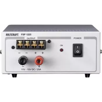 Stalinis maitinimo šaltinis Voltcraft FSP 1225 – reguliuojamas 11–15 V DC, 25 A