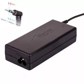 Akyga AK-ND-26 maitinimo adapteris HP nešiojamiesiems kompiuteriams, 90 W, 19,5 V, 4,62 A, 4,5 x 3,0 mm su kaiščiu