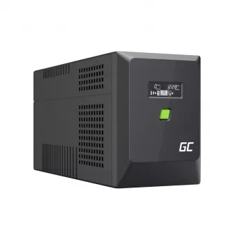 Nepertraukiamo maitinimo šaltinis UPS Line-Interactive 2 kVA 1200 W, Green Cell, 4 AC lizdai, USB, 12 V 9 Ah VRLA (bokštas)