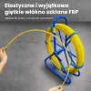 Extralink Pilot 4.5mm 25m | Kabelių traukimo strypas | stiklo pluoštas FRP, sk. 4.5mm, il. 25m, geltona
