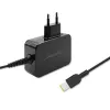 Qoltec 51035 maitinimo blokas Lenovo įrenginiams, 45 W, 20 V 2,25 A, Slim tip+pin, patalpoms, juodas