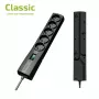 Apsauginis maitinimo ilgintuvas EVER CLASSIC 5x E tipo lizdai, 250 V, 1,5 m laidas, 175 J, su jungikliu