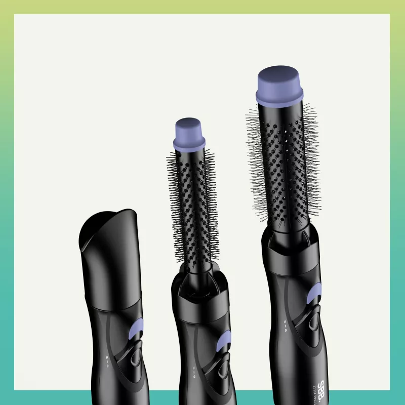 Plaukų formavimo prietaisas SBB Blow Dry Air Styler SBDR-2000-EU – džiovintuvas ir šepetys