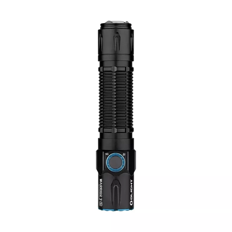 Taktinis kišeninis žibintuvėlis Olight Warrior 3S – LED 2300 lm, 300 m atstumas, IPX8, 21700 Li-Ion 5000 mAh