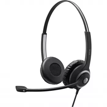 EPOS IMPACT SC 260 USB MS II – laidinis ausinių komplektas biurui ir skambučių centrams, 50–18000 Hz, 89 g, juoda