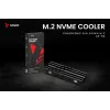 Oro aušintuvas SAVIO M.2 NVMe 2280 AK-60 Juodas šilumos šalintuvas 22x80 mm SSD