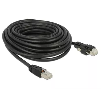 DeLOCK 85672 tinklo kabelis Cat6 RJ-45 10 m juodas