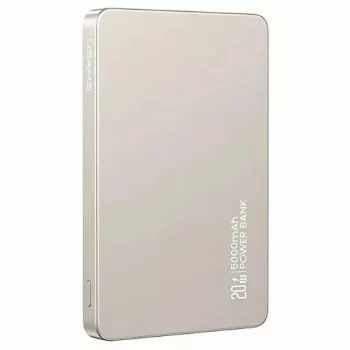 PowerBank 5000mAh 20W belaidis įkroviklis MagSafe titanas