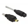 FireWire A/B kabelis DeLOCK 82588 1,0 m pilka