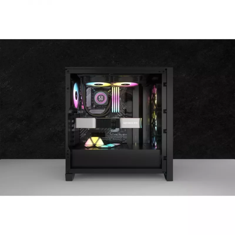 Corsair CW-9060074-WW procesoriaus aušinimo sistema – viskas viename skysčio aušintuvas 12 cm juodas 1 vnt.