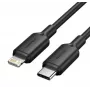 USB-C į LIGHTNING laidas 2 m juodas Lakbh Vention