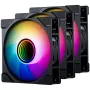 120 mm korpuso ventiliatorius PHANTEKS M25 Gen2 PWM D-RGB, juodas, 3-pin