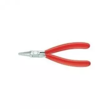 Knipex elektronikos replės, bendras ilgis 115 mm, plokščiai platūs nasrai, forma 1, rutulinis galo dangtelis