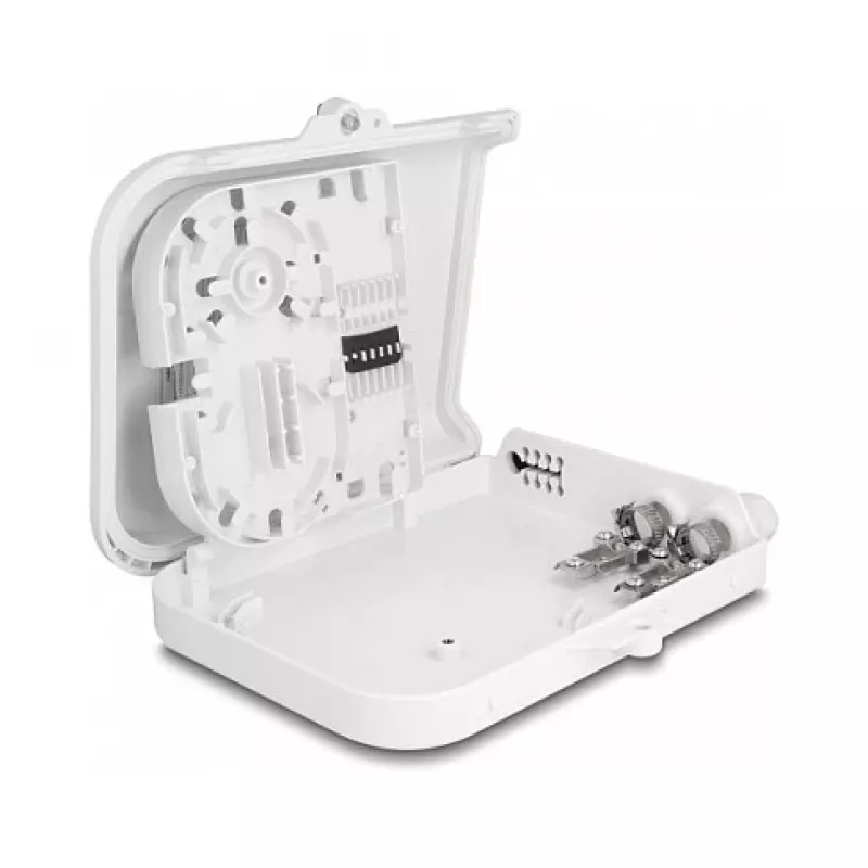 DeLOCK 8 prievadų optinė skirstomoji dėžė, IP65, balta