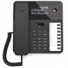 Analognis telefonas Gigaset DESK 600 su skambučio numerio atpažinimu, juodas