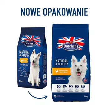 Sausas šunų maistas Butcher's Adult Chicken 15 kg