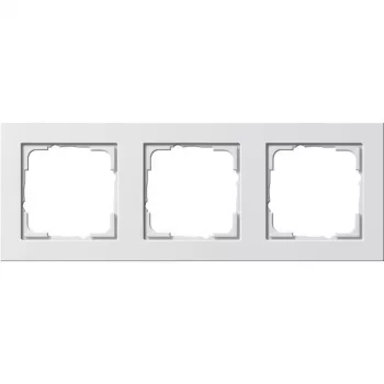 GIRA E2 sieninė plokštė balta – termoplastikas, bevaržtė konstrukcija, 80,8×223,4×9,3 mm