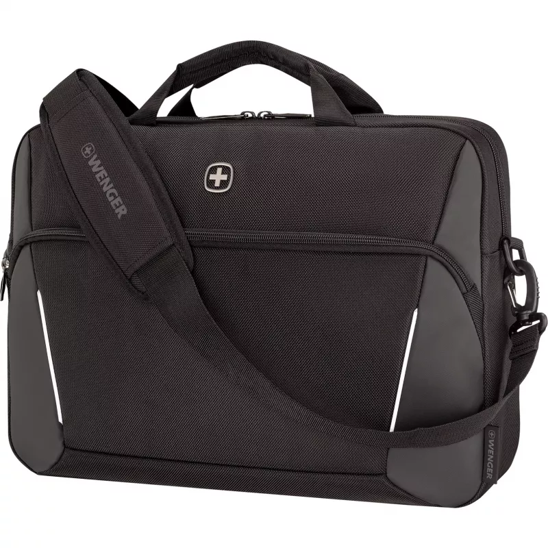 Portfelis nešiojamam kompiuteriui Wenger XE Compact Brief 16 su planšetės kišene, juodas