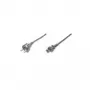 Digitus maitinimo laidas (250 VAC) - IEC 320 EN 60320 C7 - CEE 7/16 (M) - 2,0 m - juodas (AK 524 2M)