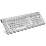Logickeyboard LKB-LPRNTBW-AJPU-DE Office USB QWERTZ Vokiškas Daugiaspalvis