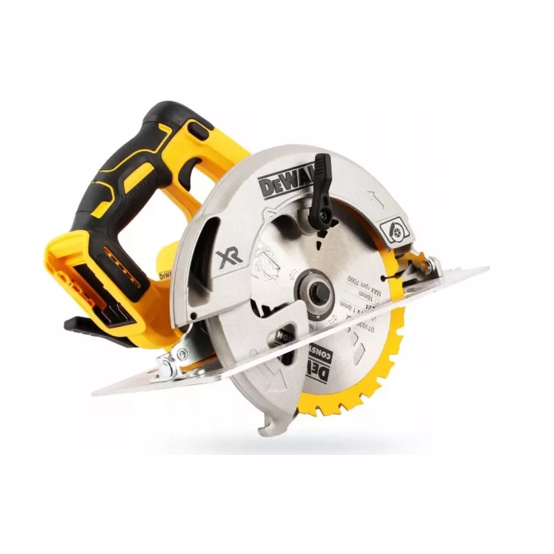 DeWALT DCS570P2-QW akumuliatorinis diskinis pjūklas 18,4 cm Sidabrinis, Geltonas 5500 RPM