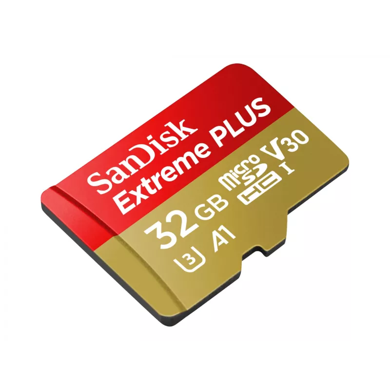 SanDisk Extreme Plus 32GB microSDHC UHS-I U3 V30 SDSQXBG-032G-GN6MA