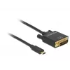 USB-C į DVI adapteris DeLOCK 1m 85320