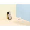 Apsauginis dėklas iKins Apple iPhone 12 mini — rožinio marmuro raštas, plonas