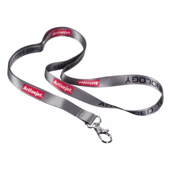 Activejet lanyard pilka