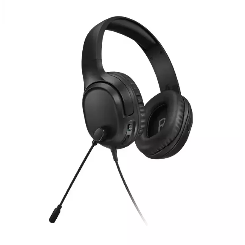 Ausinės Lenovo H110 žaidimams, laidinės, binauralinės, 3,5 mm, 1,8 m laidas, 50–20 000 Hz, 110 dB, 32 Ω, juodos