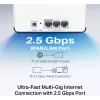 MERCUSYS Halo H85X maršrutizatorius (3 vnt.) – dviejų juostų „Wi‑Fi 6“ (802.11ax), 2,4/5 GHz, iki 2402 Mbps, 3 LAN prievadai, baltas