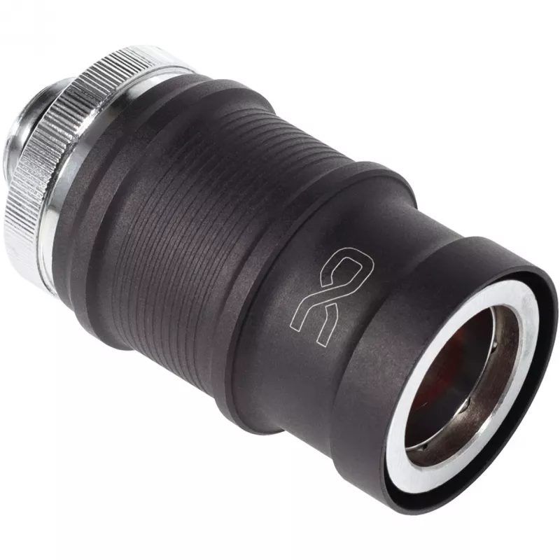 Greito atjungimo jungtis Alphacool ES BLH1A Push-in Moteriška AG Chrome Black Matte