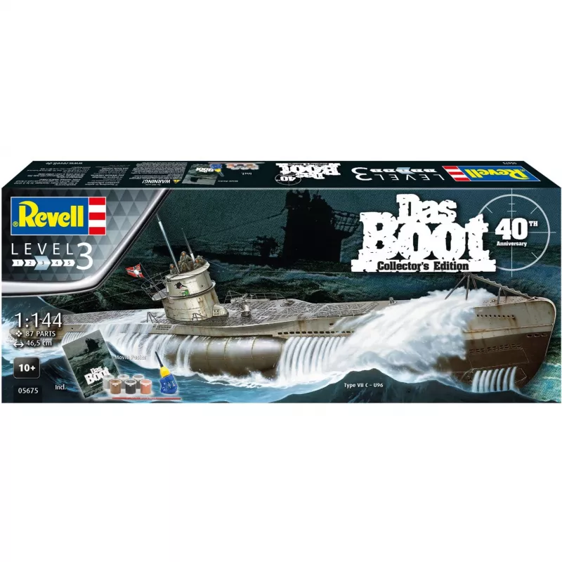 Modelinis rinkinys Revell DAS BOOT 40th Y. Gift Set