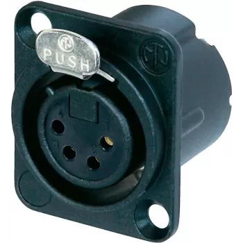 Neutrik NC4FD-LX-B Juodas jungties aksesuaras