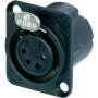 Neutrik NC4FD-LX-B Juodas jungties aksesuaras