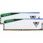 Patriot Viper Elite 5 RGB 48 GB (2x 24 GB) DDR5-6000 MHz atminties rinkinys, baltas, PVER548G60C42KW