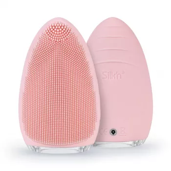 Silk'n Bright Face Pink Silikoninis Veido Valymo ir Masažo Prietaisas, USB Įkraunamas, 500 mAh