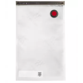 Vakuuminio sandarinimo indų rinkinys ZWILLING 36807-007-0, plastikiniai stačiakampiai maisto indai, 1,1 l ir 2,3 l, hermetiškai uždaromas dangtelis, nuimamas, permatomai baltas