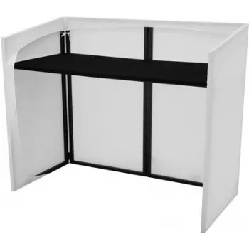 DJ stovas Omnitronic Mobile DJ Stand Mobiler DJ-Tisch Steel – nešiojamas plieninis stalas DJ įrangai