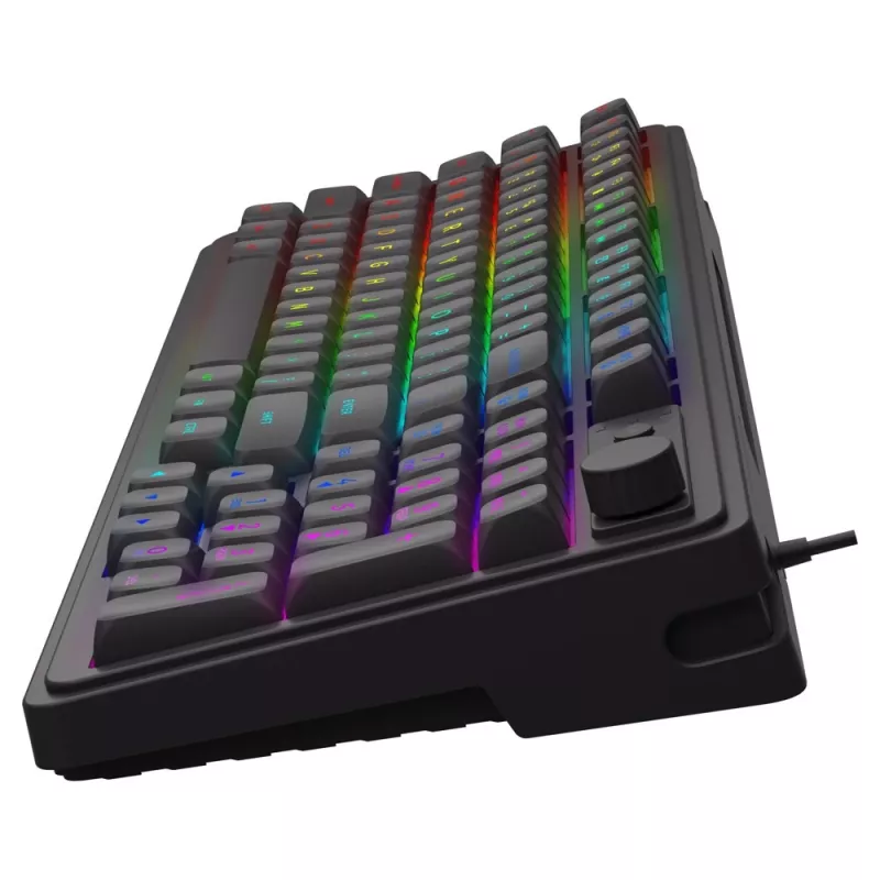 Savio Galaxis klaviatūra žaidimams, membraninė, USB, QWERTY JAV anglų, juoda