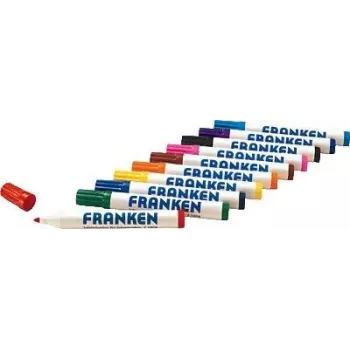 Markeriai Franken Z1901 10 vnt rašymo spalvos įvairiaspalviai