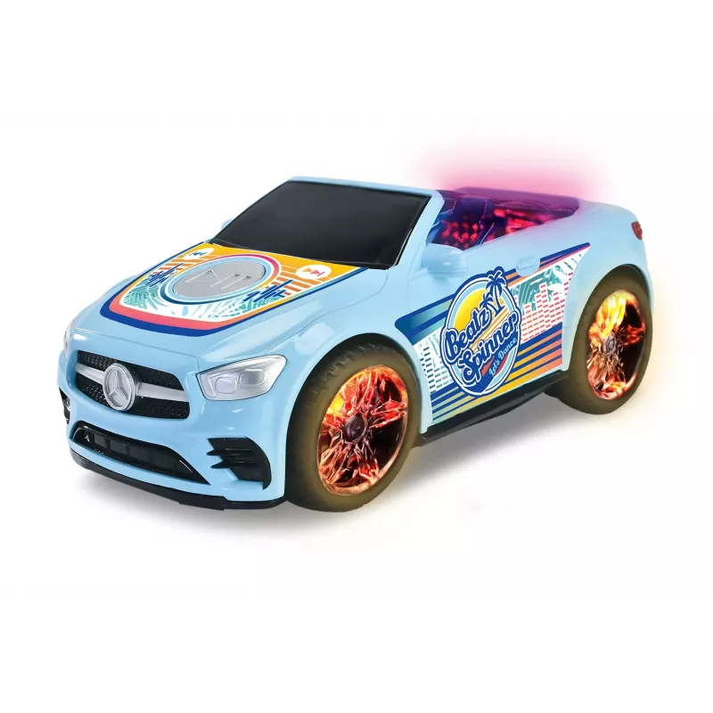 Dickie Toys Mercedes-Benz E-Class Beat Spinner mėlyna, 3 AA baterijos