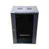 Sieninis stovas Extralink 18U 600x600 juodas su spynos raktu
