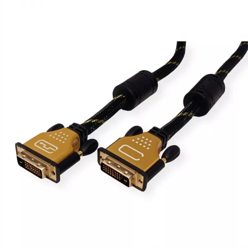 ROLINE GOLD Monitorkabel DVI, ST-ST (24+1) dual link 3,0m (11.04.5513)