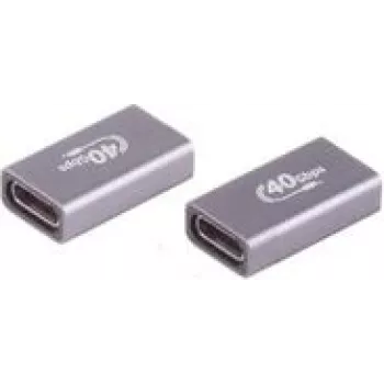 Adapteris lizdų keitiklis ShiverPeaks BS13-60003 USB-C į USB-C pilka