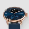 Withings ScanWatch 2 – laikrodis su EKG, širdies ritmu, SpO2, aktyvumo ir miego stebėjimu (38 mm, mėlyna rožinė auksinė)