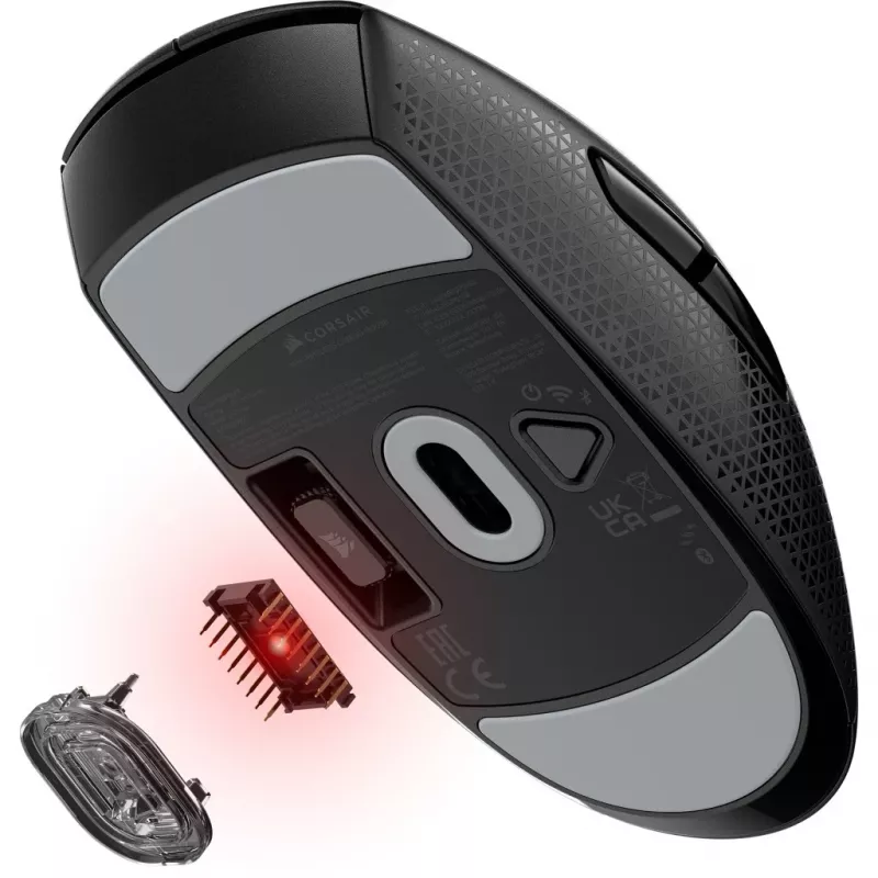 Pelė CORSAIR M55 WIRELESS belaidė optinė RF, Bluetooth, USB Type-A
