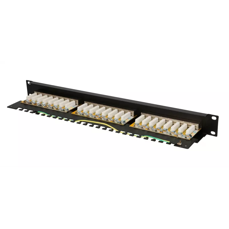 Extralink CAT6 STP V2 | Pataisų skydelis | 24 prievadai